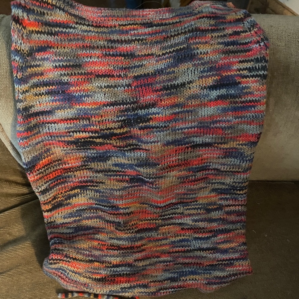 Multicolor Knit Women's Halter